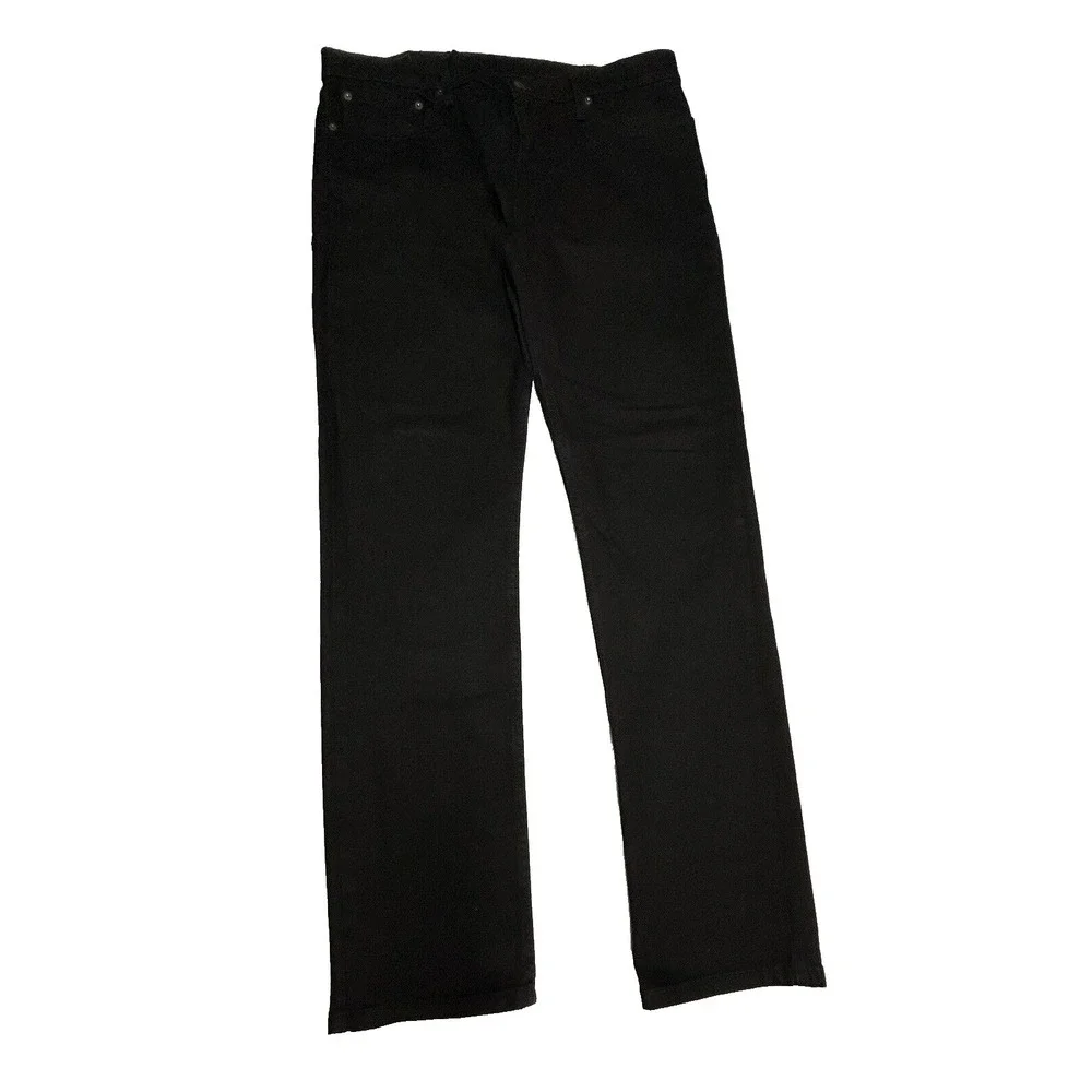 Levis Jeans‎ Mens Black Denim Pants 511 Slim Fit Premium Stretch Casual 36x34